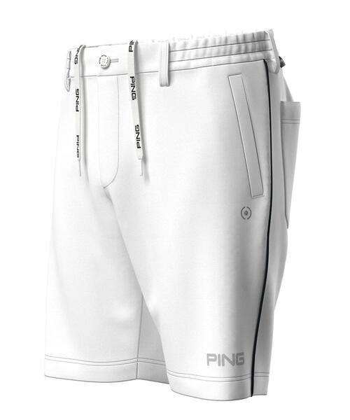 PING ハーフパンツ　ホワイト　M PING（ピン） パンツ 「PING APPAREL」コーデュラナイロントリコット