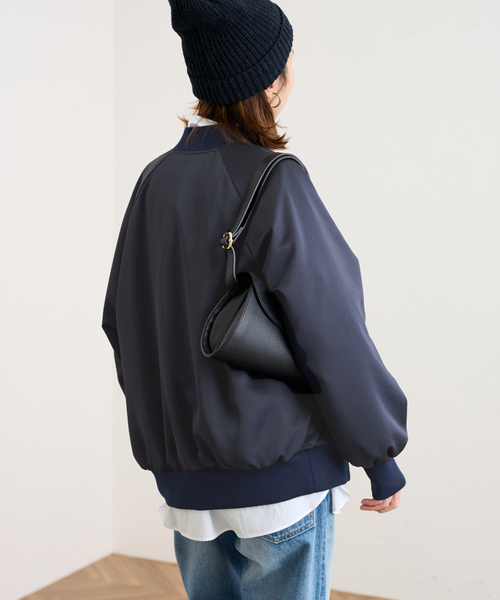 フレームワーク　サテンブルゾン　スタジャン FRAMeWORK（フレームワーク）の「【SPORTCLAD/スポーツクラッド