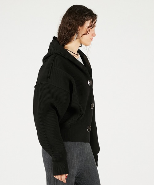 prank project カーディガン　Hooded Zip Cardigan PRANK PROJECT（プランクプロジェクト） カーディガン フーデッド