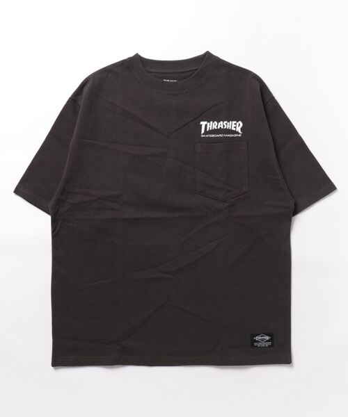 「THRASHER」 半袖Tシャツ LARGE オフホワイト メンズ_画像4