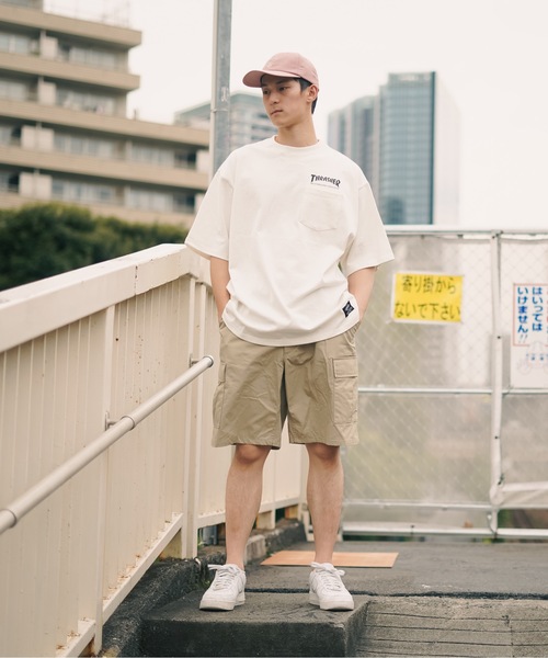 「THRASHER」 半袖Tシャツ LARGE オフホワイト メンズ_画像7