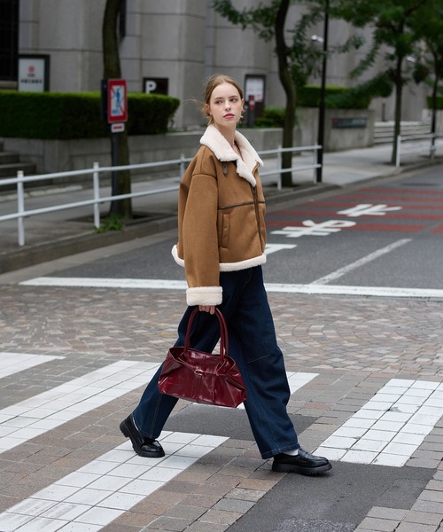 ジーンズ デニム デニムパンツ stitch curve pants / ステッチカーブパンツ レディース メンズの画像
