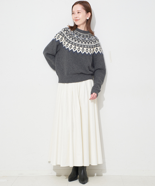 SLOBE IENA（スローブイエナ） ニット セーター フェアアイルニット