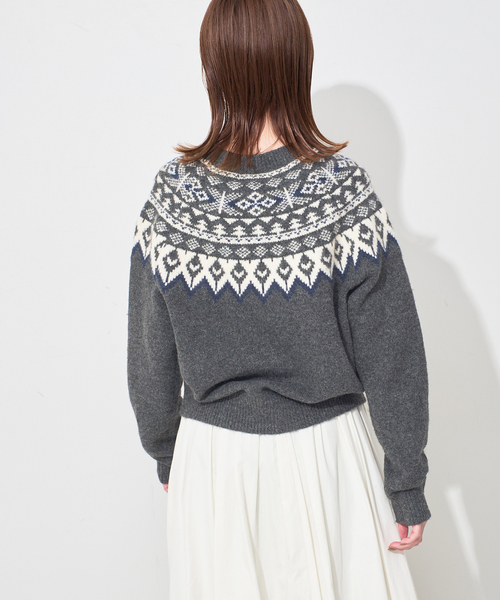 SLOBE IENA（スローブイエナ） ニット セーター フェアアイルニット