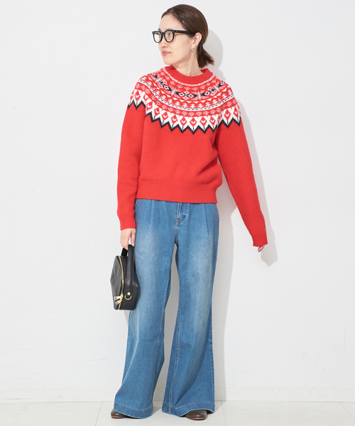 SLOBE IENA（スローブイエナ） ニット セーター フェアアイルニット