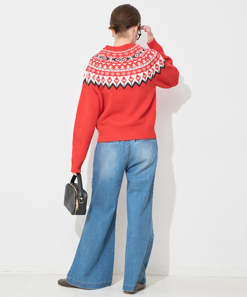 SLOBE IENA（スローブイエナ） ニット セーター フェアアイルニット