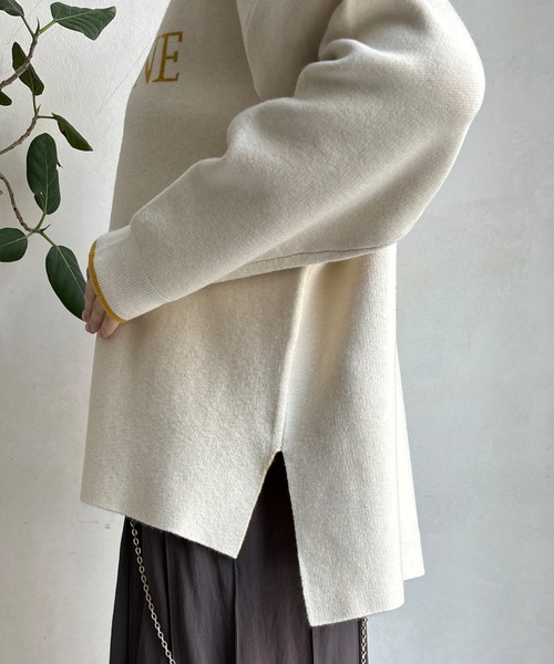 DouDou（ドゥドゥ） ニット セーター 「WEB限定」ダブルジャガード