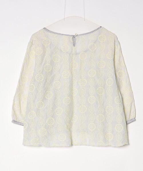 「chambre de charme」 7分袖ブラウス FREE グレー レディース_画像2