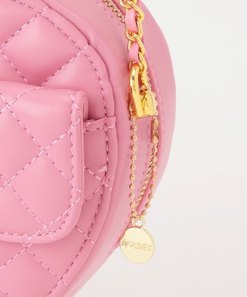 by LOVEiT ショルダー ショルダーバッグ ハート型ショルダーバッグ