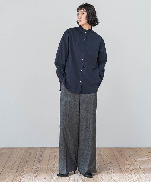 【9/7(日)終了】Y's 20SS ブラック ラミーフリル ワイドパンツ la.f（ラ・エフ） パンツ キラメキストレッチワイドパンツ「洗濯機