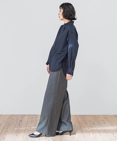 la.f（ラ・エフ） パンツ キラメキストレッチワイドパンツ「洗濯機