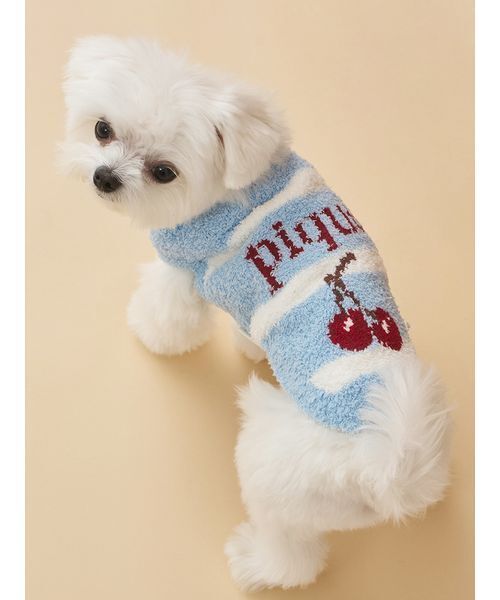 gelato pique（ジェラートピケ） 犬 服 「CAT＆DOG」ベビモコチェリー