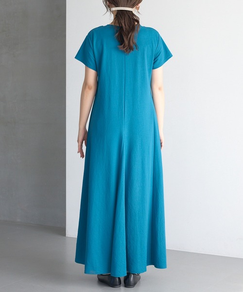 「LAVEANGE」 Tシャツワンピース M ブラック レディース_画像4