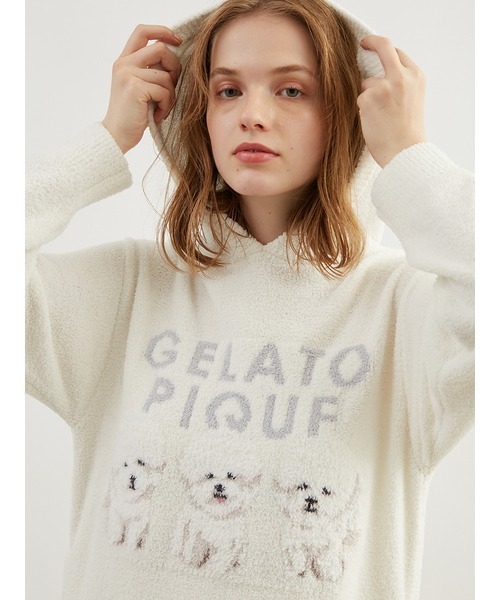 gelato pique（ジェラートピケ） 長袖ワンピース FREE ベージュ