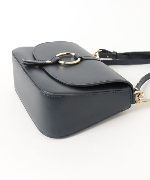 「MARCO BIANCHINI」 ワンポイント2WAYバッグ - ネイビー レディース_画像3