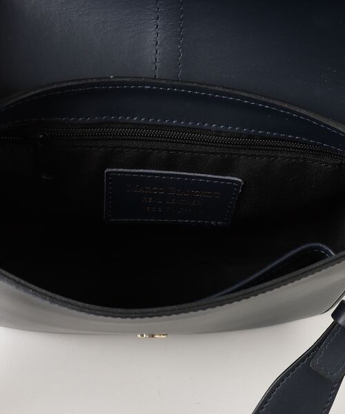 「MARCO BIANCHINI」 ワンポイント2WAYバッグ - ネイビー レディース_画像4