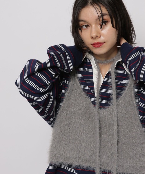 niko and…（ニコアンド） キャミソール 「WILLIAM B.ELIOTT」フェザー