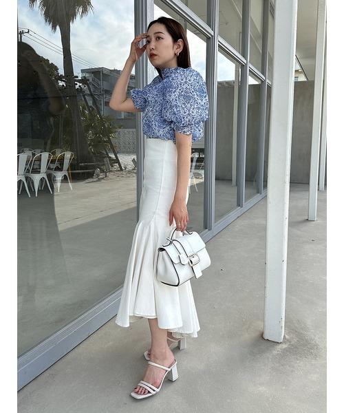 SNIDEL（スナイデル） スカート 0 ブルー レディース : ZOZOTOWN Yahoo