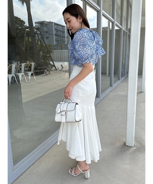 スナイデル新品未使用タグ付きスカート SNIDEL（スナイデル） スカート 0 ブルー レディース : ZOZOTOWN Yahoo