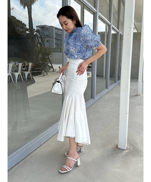 SNIDEL（スナイデル） スカート 0 ブルー レディース : ZOZOTOWN Yahoo  