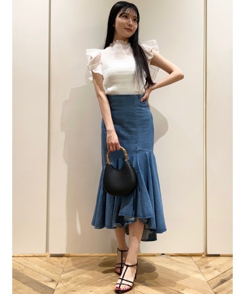 SNIDEL（スナイデル） スカート 0 ブルー レディース : ZOZOTOWN Yahoo