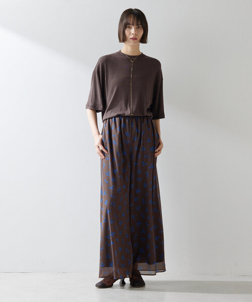 「Whim Gazette」 イージーパンツ FREE ブラウン レディース_画像6