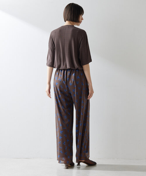 「Whim Gazette」 イージーパンツ FREE ブラウン レディース_画像9