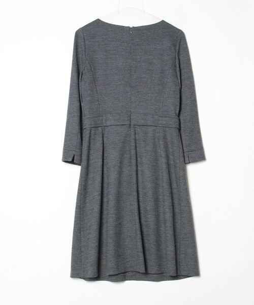 「Paul Stuart」 長袖ワンピース 6 グレー レディース_画像2