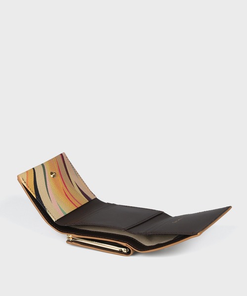 Paul Smith（ポール・スミス） 財布 Newスワールトリム がま口3つ折り