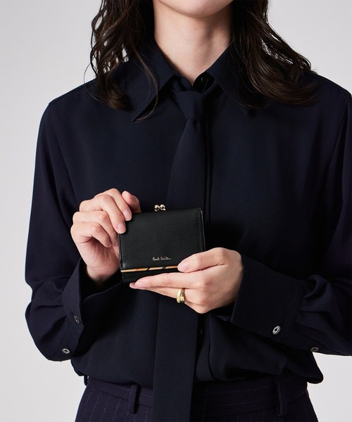 Paul Smith（ポール・スミス） 財布 Newスワールトリム がま口3つ折り