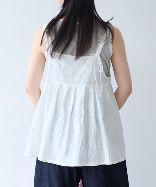 bulle de savon（ビュルデサボン） ブラウス シャツ patchwork ジャ
