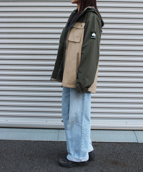 「LOGOS park」 マウンテンパーカー M ネイビー メンズ_画像6