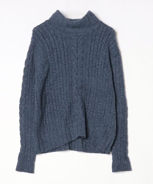 MADISONBLUE　ロンハーマン ブラックニットセーター Ron Herman（ロンハーマン） タートルネックニット S ブルー メンズ