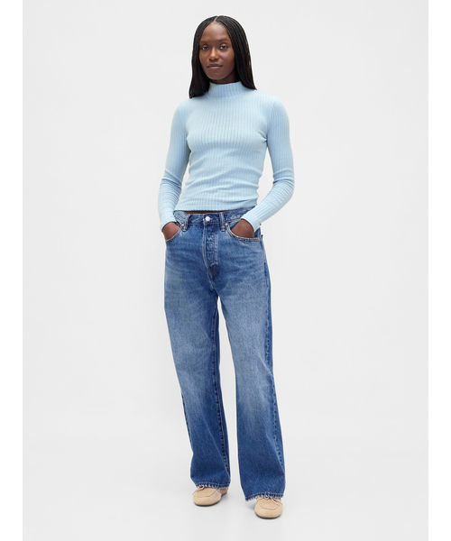 GAP（ギャップ） tシャツ ポインテール リブ クロップド
