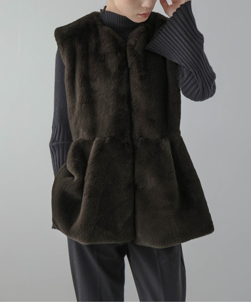 「SUGAR BISKET」 ベスト フリー ベージュ レディース_画像5