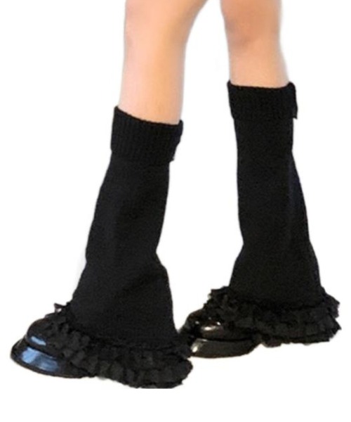 WEGO（ウィゴー） レッグウォーマー WEGO/レースニットレッグカバー