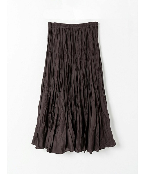 mizuiroind スカート　新品未使用　フリーサイズ mizuiroind（ミズイロインド） フレアスカート FREE チャコールグレー