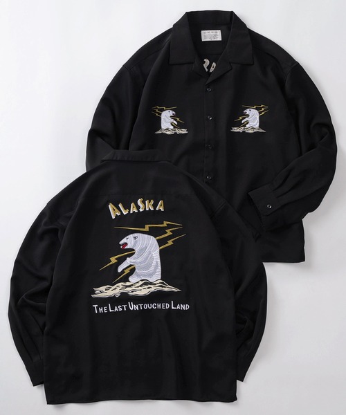 シャツ 「70」TORA/ALASKA ヴィンテージライク オープンカラー