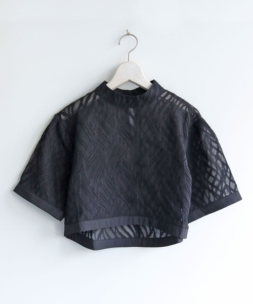 「cheriella」 半袖ブラウス M ブラック レディース_画像5