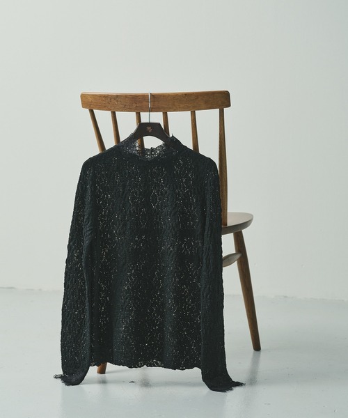pual ce cin tシャツ ダブルストレッチレースカットソー レディース