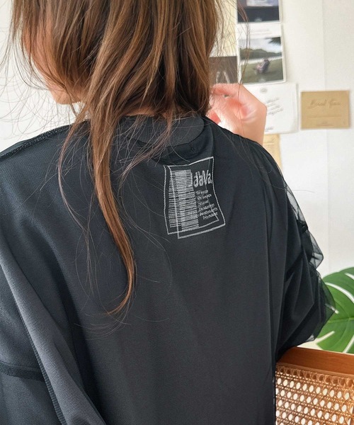 「Java」 スウェットカットソー MEDIUM グレー レディース_画像5