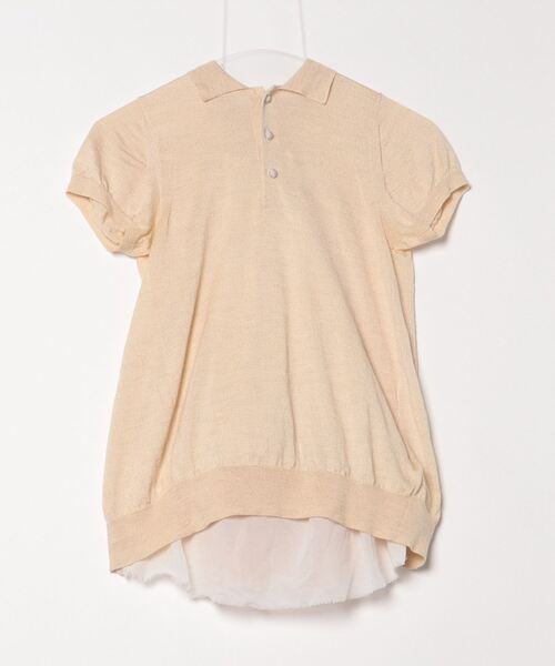 sacai（サカイ） 半袖ニット 2 ベージュ レディース : ZOZOTOWN Yahoo