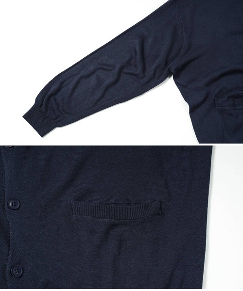 「U.S. POLO ASSN.」 ニットカーディガン MEDIUM ブラック メンズ_画像7