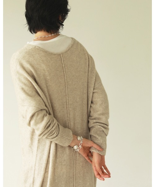 「TODAYFUL」 ニットワンピース 36inch チャコールグレー レディースの画像