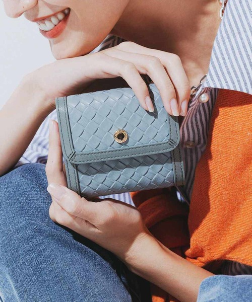 「IEDIT」 財布 ONE SIZE ブルー レディース_画像2