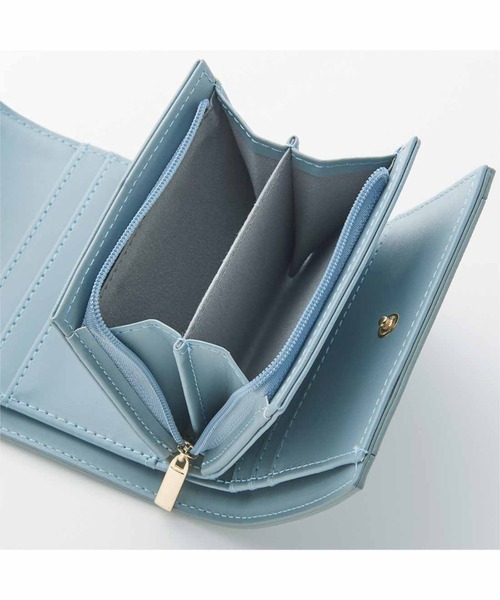 「IEDIT」 財布 ONE SIZE ブルー レディース_画像6