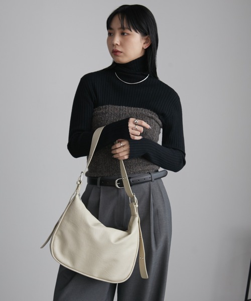 「Aunt Marie's」 ショルダーバッグ FREE シルバー レディース_画像4