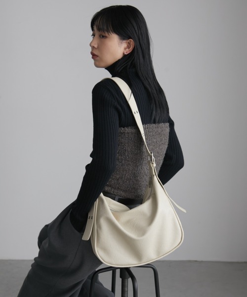 「Aunt Marie's」 ショルダーバッグ FREE シルバー レディース_画像5