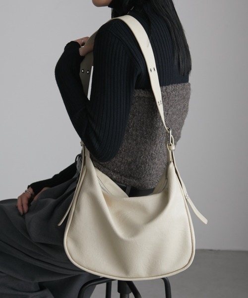 「Aunt Marie's」 ショルダーバッグ FREE シルバー レディース_画像6