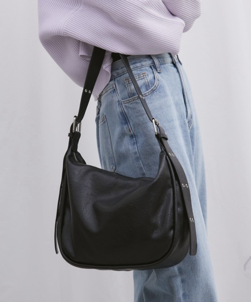 「Aunt Marie's」 ショルダーバッグ FREE シルバー レディース_画像8